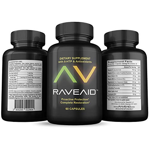 Foto 1 | Suplemento Rave Aid Party Y Rave Recovery 60 Cápsulas - Venta Internacional.