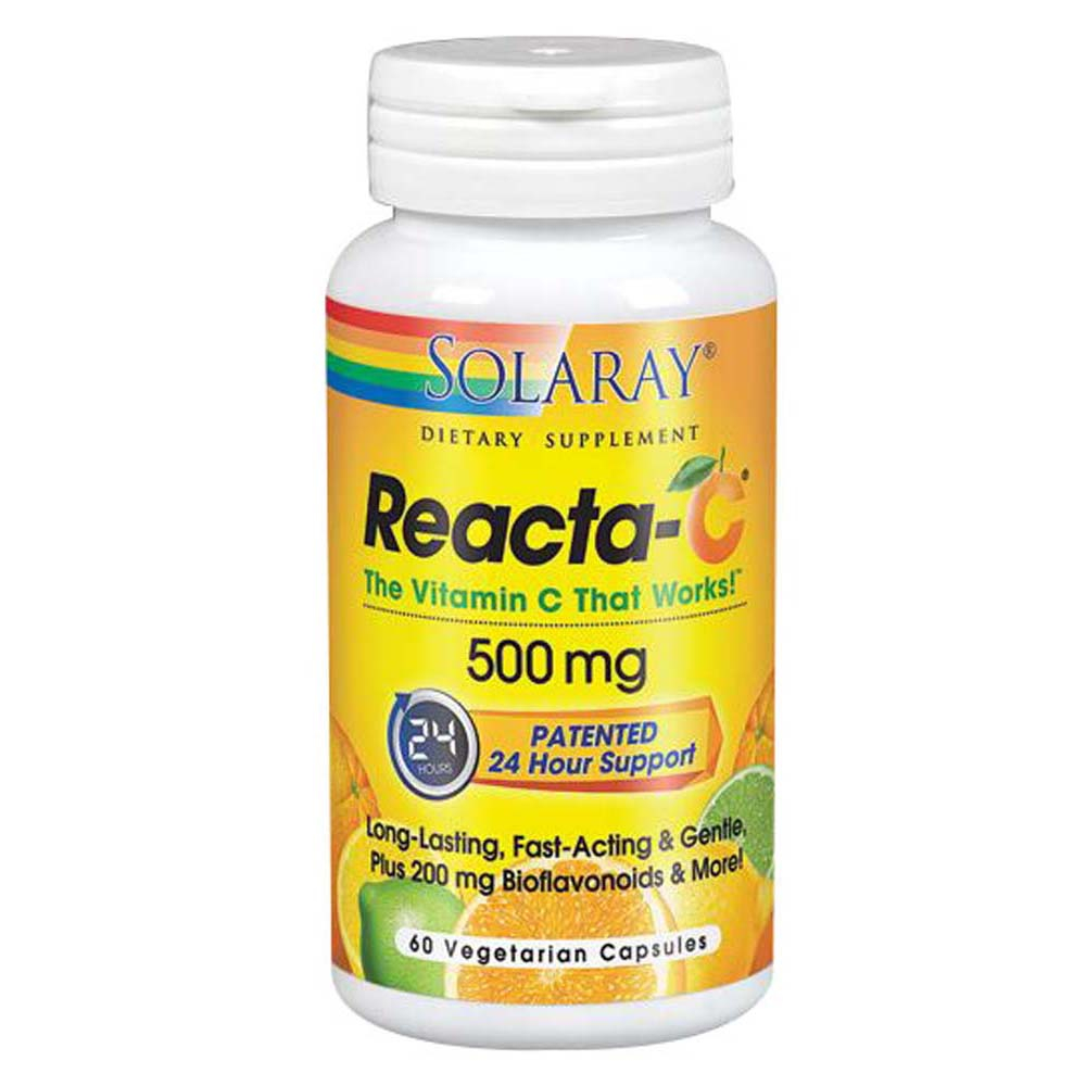 Suplemento Solaray Reacta-c 120 Cápsulas (paquete De 2) De Vitamina C - Venta Internacional.
