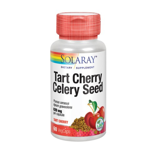 Foto 2 pulgar | Suplemento Solaray Tart Con Semillas De Apio Y Cereza, 60 Cápsulas Vegetales, X2 - Venta Internacional.