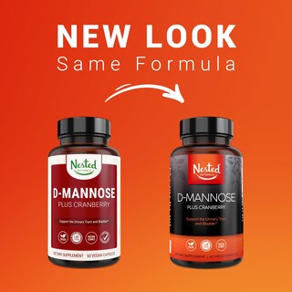 Foto 2 | Complementa 500 Mg De D-manosa De Nested Naturals Con Arándano E - Venta Internacional.