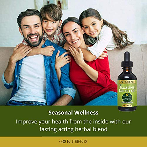 Foto 6 pulgar | Suplemento Go Nutrients Immune Booster 60 Ml Con Equinácea - Venta Internacional.