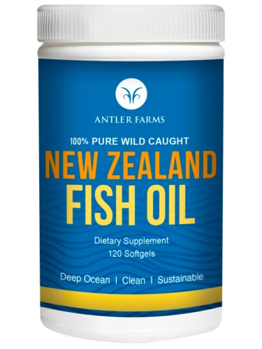 Aceite De Pescado Antler Farms 100% Puro Capturado En La Naturaleza En Nueva Zelanda - Venta Internacional.