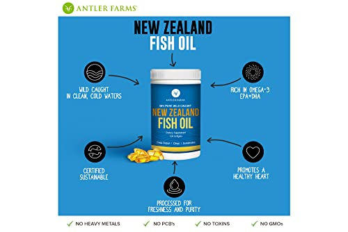 Foto 6 | Aceite De Pescado Antler Farms 100% Puro Capturado En La Naturaleza En Nueva Zelanda - Venta Internacional.
