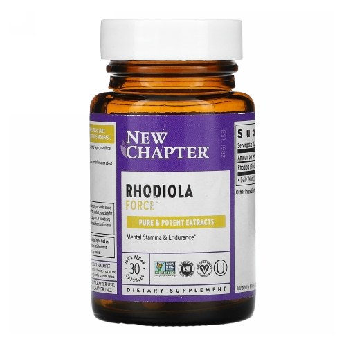 Suplemento New Chapter Rhodiola Force 30 Cápsulas (paquete De 2) - Venta Internacional.