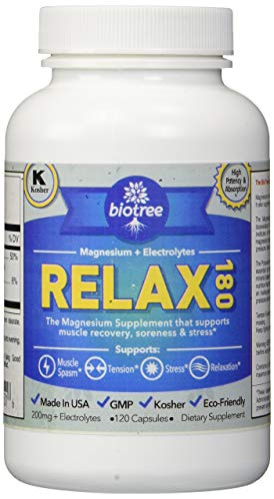 Foto 2 pulgar | Suplemento Biotree Labs Relax 180 Con Magnesio Y Potasio - Venta Internacional.