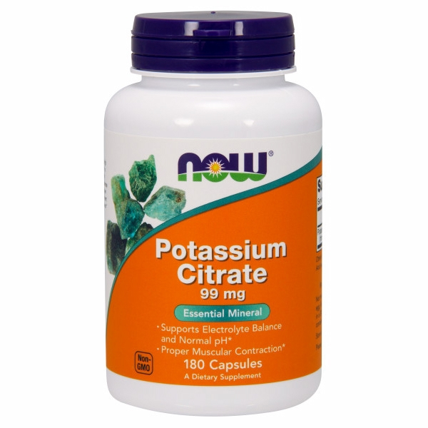 Citrato De Potasio Supplement Now Foods 180 Cápsulas (paquete De 2) - Venta Internacional.