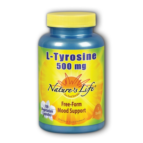 Suplemento Nature's Life L-tirosina 100 Cápsulas - Venta Internacional.