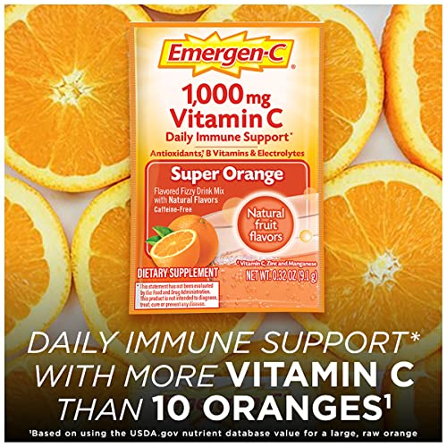 Foto 4 pulgar | Suplemento Emergen-c De 1000 Mg De Vitamina C En Polvo Con Zinc, 60 Unidades - Venta Internacional.