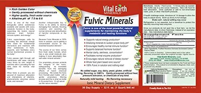 Foto 2 | Suplemento Vital Earth Minerals Fulvic Minerals, 960 Ml, Paquete De 2 - Venta Internacional.