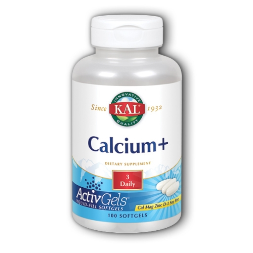 Foto 2 pulgar | Suplemento Kal Calcium+ 100 Comprimidos Con Magnesio Y Vitamina D - Venta Internacional.