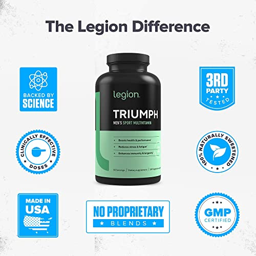 Foto 5 pulgar | Suplemento Multivitamínico Legion Triumph Daily Sport De 30 Porciones - Venta Internacional.