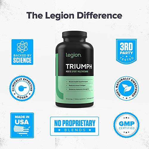 Foto 7 pulgar | Suplemento Multivitamínico Legion Triumph Daily Sport De 30 Porciones - Venta Internacional.