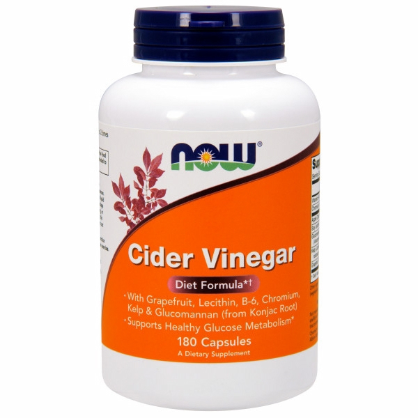 Vinagre De Sidra Supplement Now Foods 180 Cápsulas Con Pomelo - Venta Internacional.