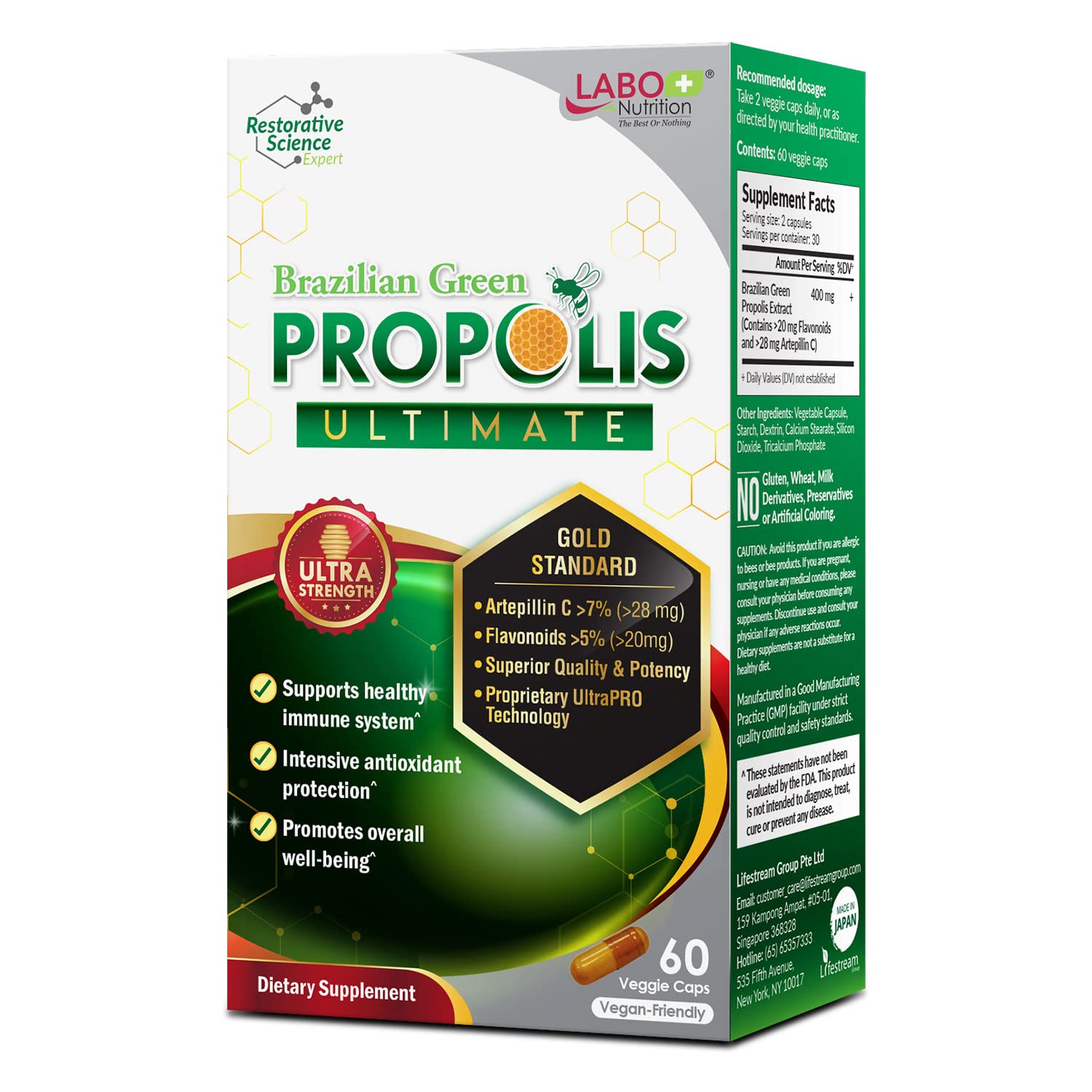 Foto 1 | Suplemento Labo Nutrition Brazilian Green Propolis Ultimate - Venta Internacional.