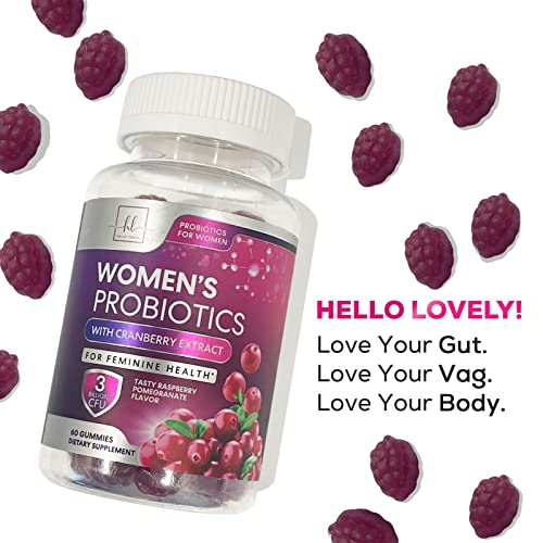 Foto 7 pulgar | Suplemento Probiótico Hello Lovely! Mujeres Con Goma De Mascar Cranberry 60 - Venta Internacional.