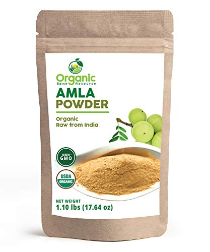Recurso De Especias Orgánicas En Polvo Amla, 500 G - Venta Internacional.