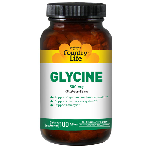 Foto 2 pulgar | Complemente Country Life Glycine Con B-6 100 Tabletas - Venta Internacional.