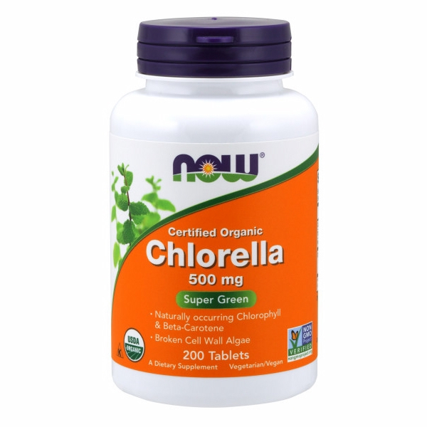 Foto 2 pulgar | Chlorella Supplement Now Foods 200 Comprimidos (paquete De 2) - Venta Internacional.