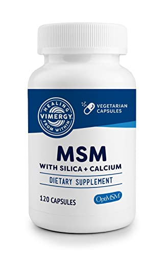 Suplemento Vimergy Msm Con Sílice Y Calcio 120 Cápsulas - Venta Internacional.