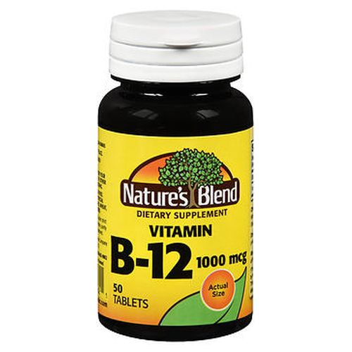 Foto 2 pulgar | Suplemento de Vitamina B12 Nature's Blend 2 Frascos de 50 Tabletas C/U - Venta Internacional