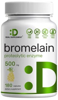 Foto 1 | Oferta De Suplementos: Suplemento De Bromelina, 500 Mg, 180 Cápsulas - Venta Internacional.