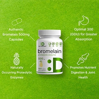 Foto 4 | Oferta De Suplementos: Suplemento De Bromelina, 500 Mg, 180 Cápsulas - Venta Internacional.