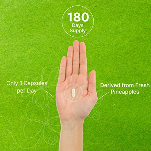Foto 6 pulgar | Oferta De Suplementos: Suplemento De Bromelina, 500 Mg, 180 Cápsulas - Venta Internacional.
