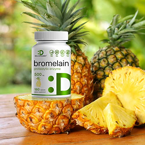 Foto 7 pulgar | Oferta De Suplementos: Suplemento De Bromelina, 500 Mg, 180 Cápsulas - Venta Internacional.