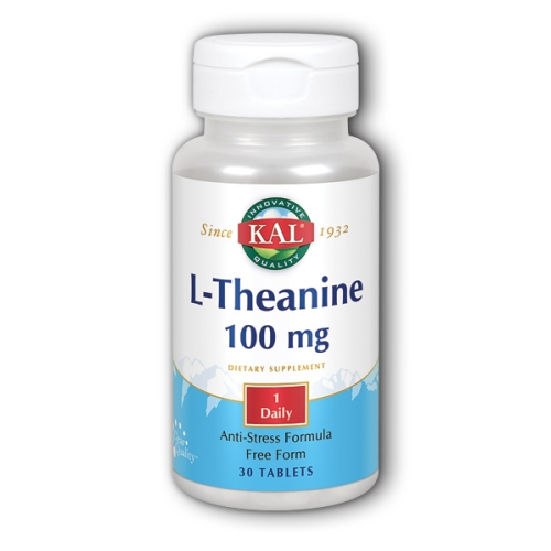 Suplemento Kal L-teanina 100 Mg 30 Comprimidos - Venta Internacional.