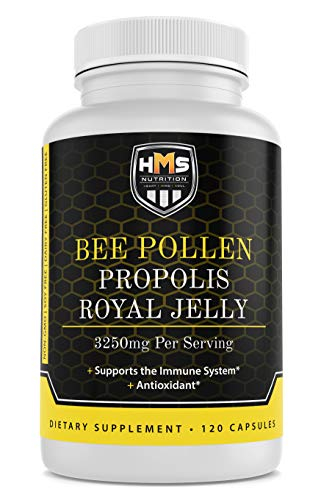 Foto 2 pulgar | Suplemento De Polen De Abeja De Hms Nutrition Con Propóleo Y Jalea Real - Venta Internacional.