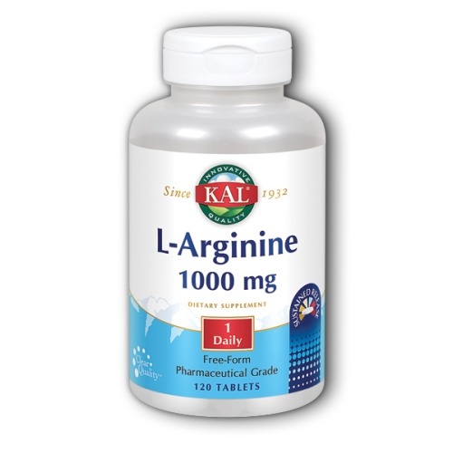 Foto 1 | Suplemento Kal L-arginina Sr 120 Comprimidos - Venta Internacional.