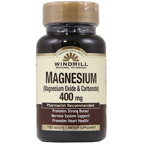 Suplemento Windmill Health De Óxido De Magnesio 100 Comprimidos X 2 - Venta Internacional.