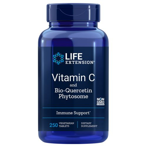 Suplemento Life Extension De Vitamina C Con Bioquercetina, 250 Cápsulas - Venta Internacional.