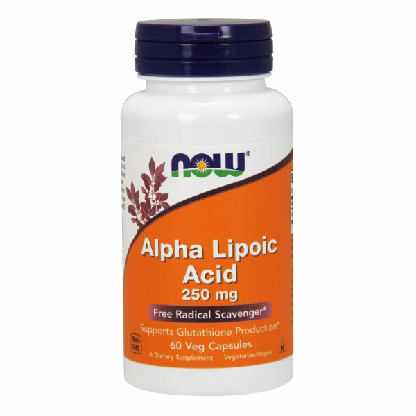 Supplement Now Foods Ácido Alfa Lipoico 250 Mg 60 Cápsulas - Venta Internacional.