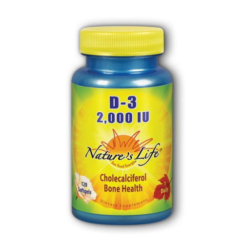 Foto 1 | Suplemento Nature's Life Con Vitamina D-3 Y Colecalciferol 120 Cápsulas - Venta Internacional.