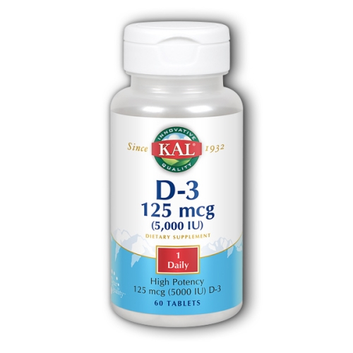 Suplemento Kal Ultra D-3 5000 Ui 60 Comprimidos - Venta Internacional.