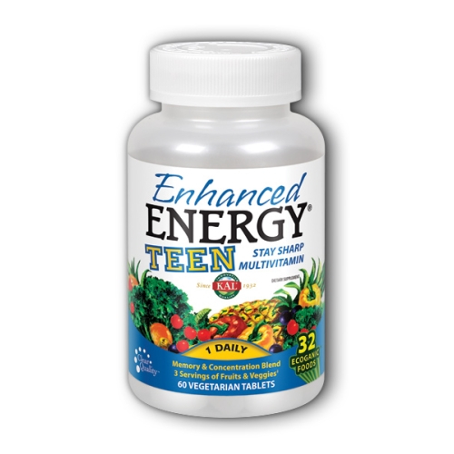 Suplemento Kal Enhanced Energy Teen 60 Comprimidos (paquete De 2) - Venta Internacional.