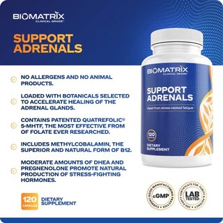 Foto 3 | Suplemento Biomatrix Adrenal Fatigue Support 120 Cápsulas - Venta Internacional.