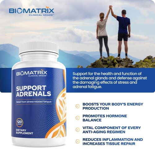 Foto 6 pulgar | Suplemento Biomatrix Adrenal Fatigue Support 120 Cápsulas - Venta Internacional.