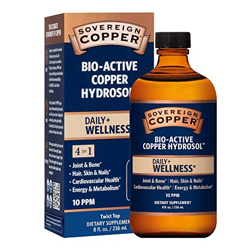 Suplemento De Hidrosol De Cobre Bioactivo De Sovereign Copper, 240 Ml - Venta Internacional.