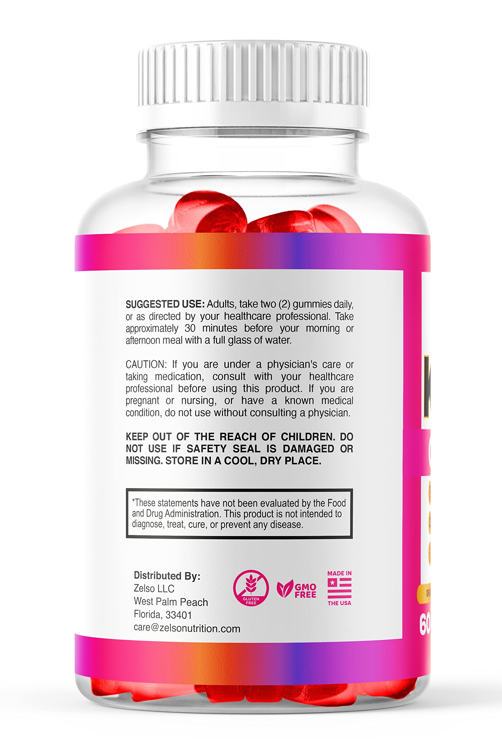 Foto 6 | Gominolas Minerales K3, Fórmula Original De Zelso Nutrition (paquete De 2) - Venta Internacional.