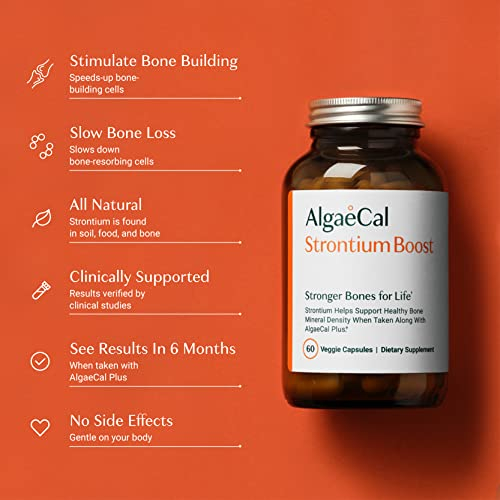Foto 5 pulgar | Suplemento Algaecal Strontium Boost 680 Mg Para La Densidad Ósea - Venta Internacional.