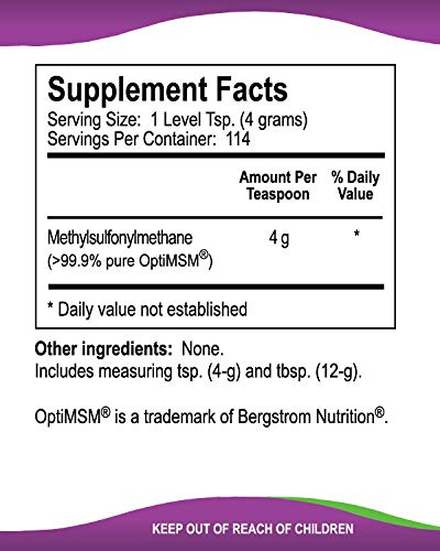 Foto 8 pulgar | Suplemento De Msm Kala Health Msmpure En Polvo Grueso, 454 G - Venta Internacional.