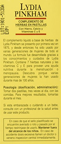Foto 4 pulgar | Suplementos En Tabletas Lydia Pinkham Menstruación Menopausia 72 - Venta Internacional.