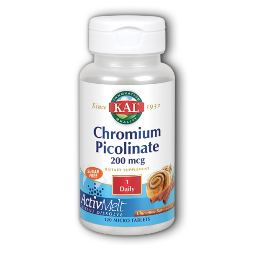 Suplemento Kal Picolinato De Cromo Activmelt 120 Tabletas X4 - Venta Internacional.