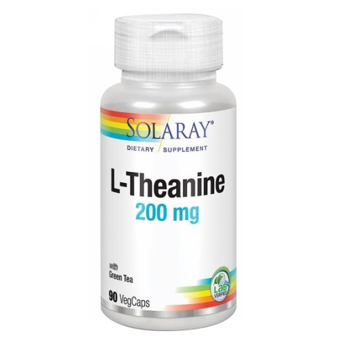 Suplemento Solaray L-teanina 200 Mg 90 Cápsulas - Venta Internacional.
