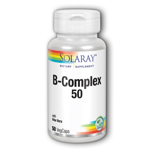 Suplemento Solaray B-complex 50, 50 Cápsulas (paquete De 2) - Venta Internacional.