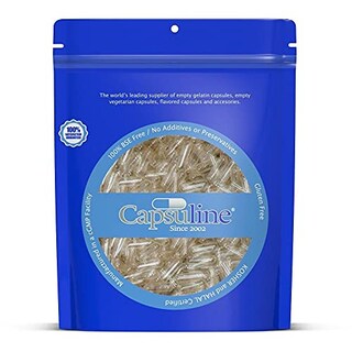 Foto 1 | Cápsulas De Gelatina, Tamaño 0, Transparente, 5000 Unidades - Venta Internacional.