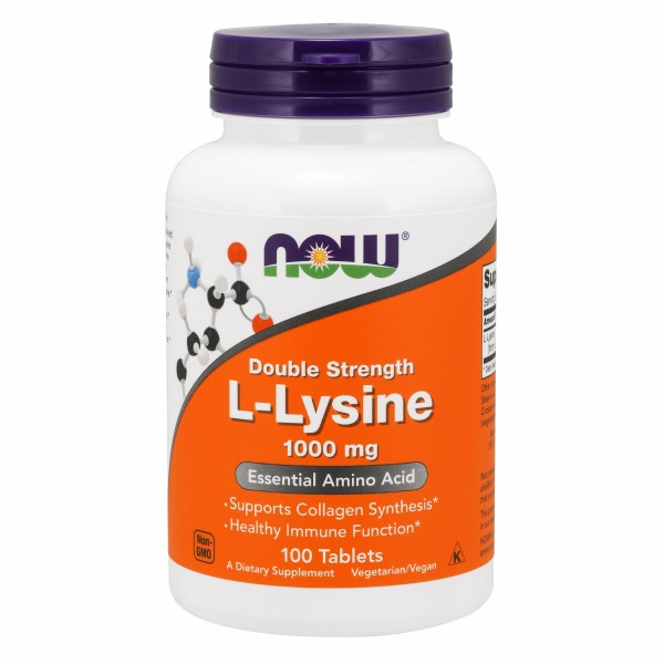 100 Comprimidos De L-lisina De Supplement Now Foods - Venta Internacional.