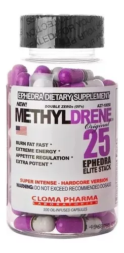 Cloma Pharma Methyldrene Elite 100 Capsulas